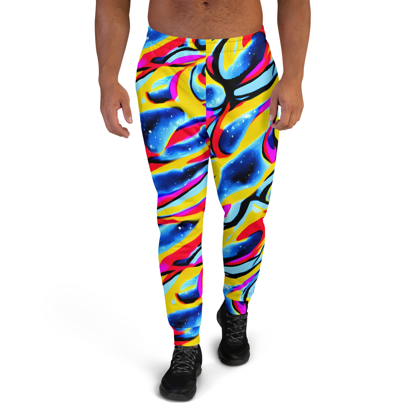 Men’s Joggers - Electric Dreamscape