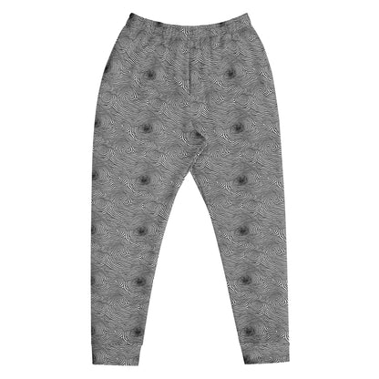 Men’s Joggers - Black And White Rhapsody