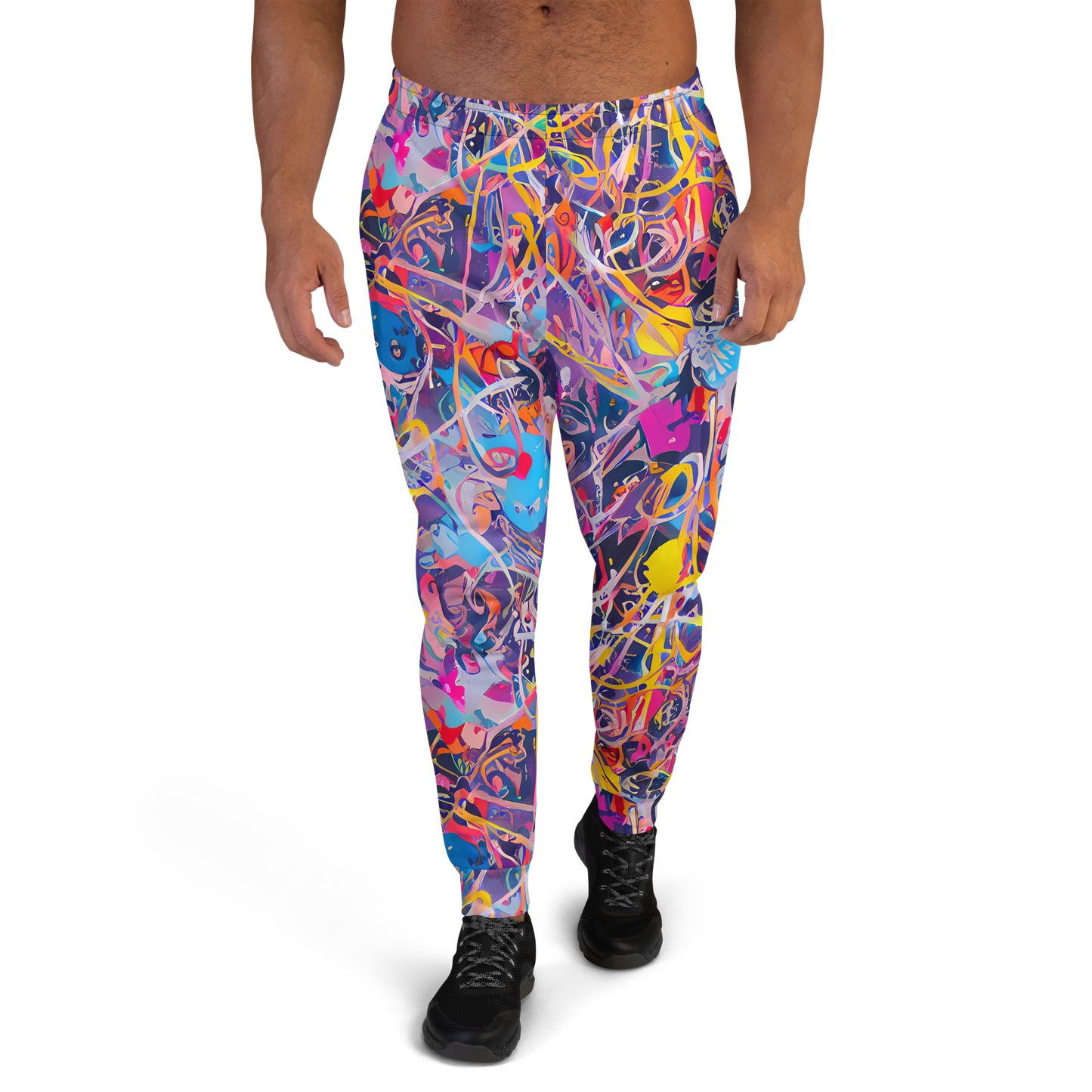 Men’s Joggers - Vibrant Fusion