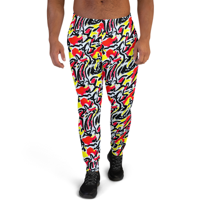 Men’s Joggers - Cosmic Brushstrokes