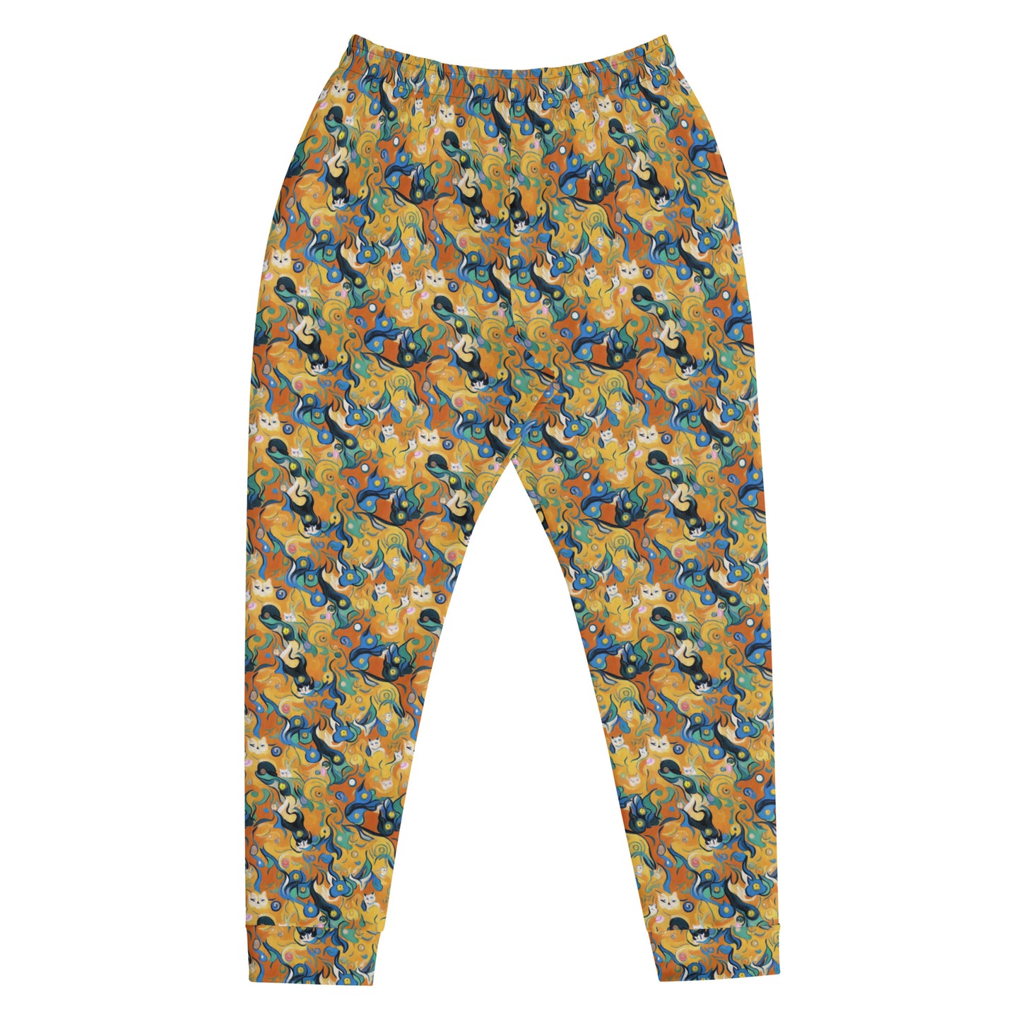 Men’s Joggers - Whimsical Feline Dance