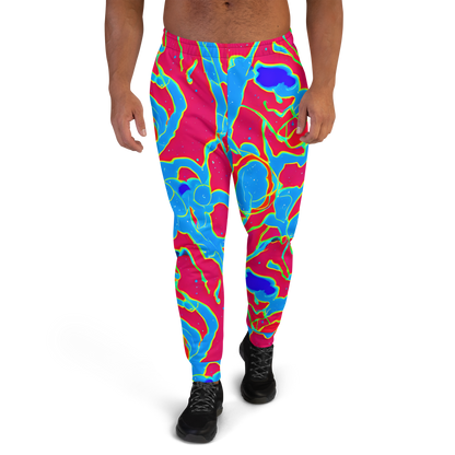 Men’s Joggers - Electric Bloom
