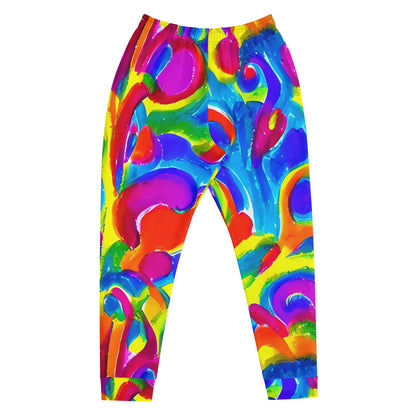 Men’s Joggers - Psychedelic Splash