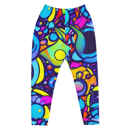 Men’s Joggers - Neon Graffscape