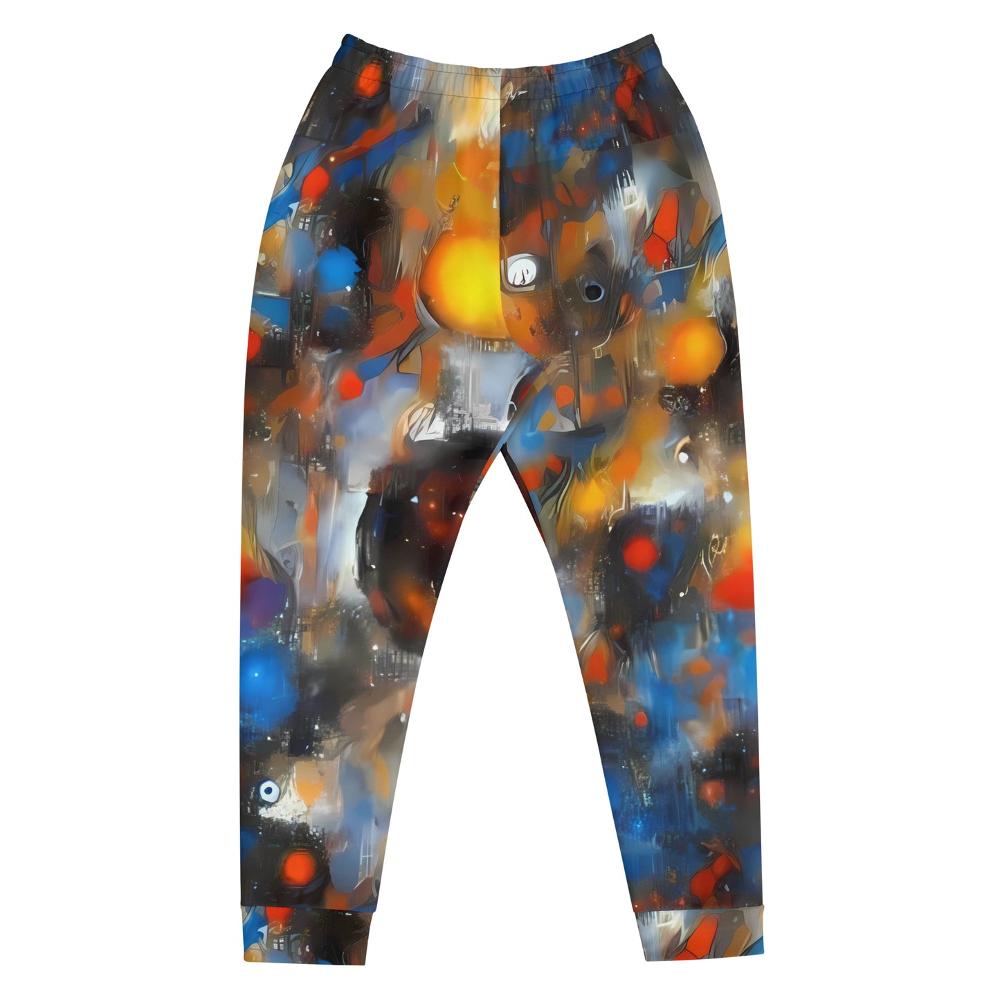 Men’s Joggers - Abstract Aqua