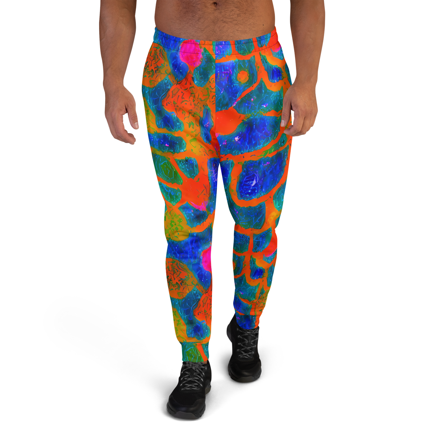 Men’s Joggers - Vibrant Mosaic