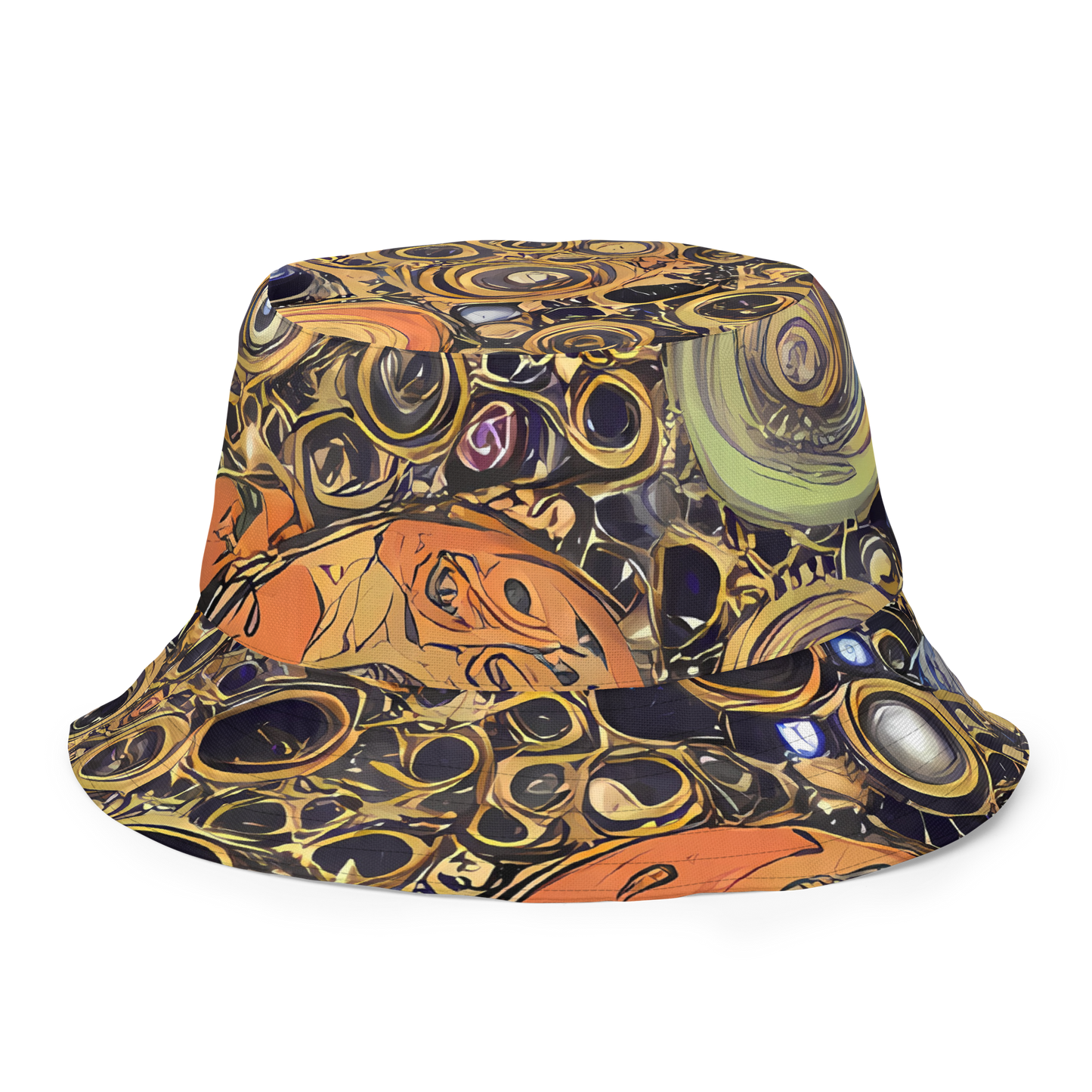 Reversible Bucket Hat - Crescent Echoes