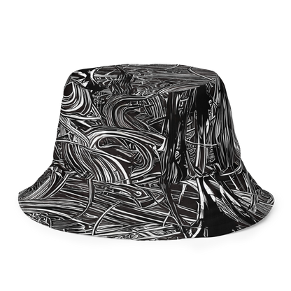 Reversible Bucket Hat - Mesmeric Tangles