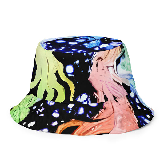 Reversible Bucket Hat - Celestial Serenade