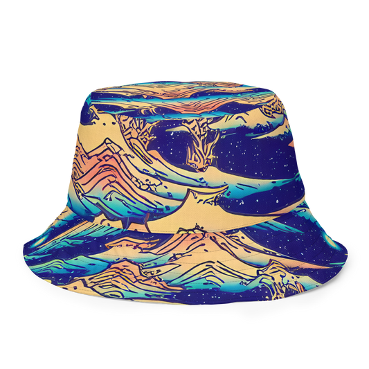 Reversible Bucket Hat - Mystical Mountain Mirage