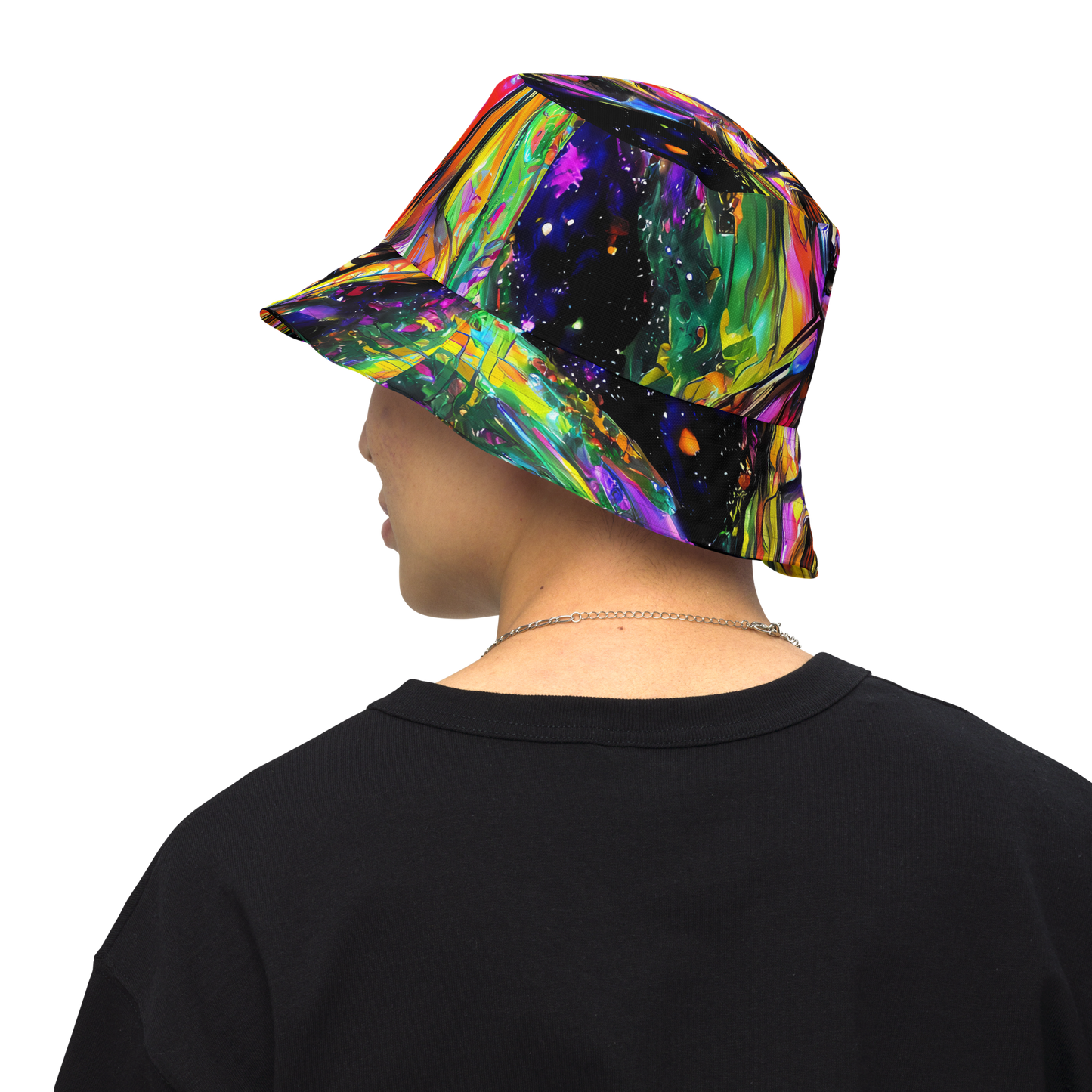 Reversible Bucket Hat - Galactic Flamenco