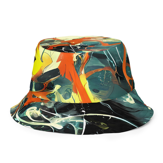 Reversible Bucket Hat - Fluid Firestorm