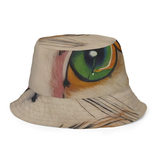 Reversible Bucket Hat - Emerald Gaze
