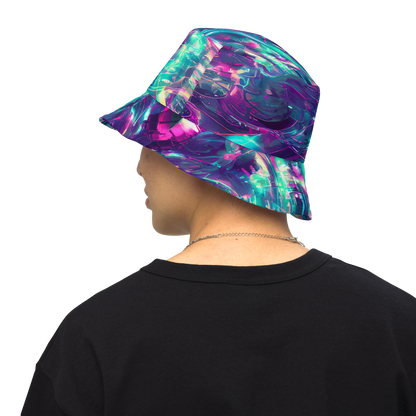 Reversible Bucket Hat - Synthwave Surge
