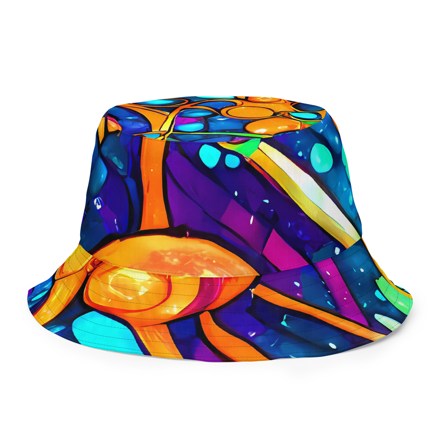 Reversible Bucket Hat - Iridescent Nebula