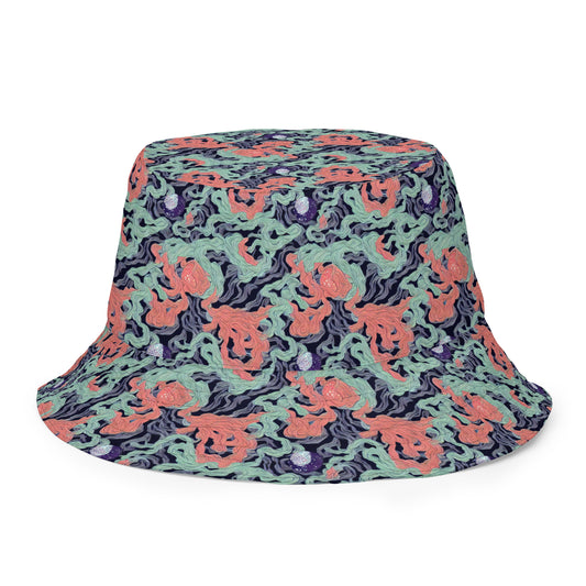 Reversible Bucket Hat - Cosmic Coral