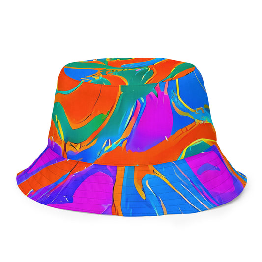 Reversible Bucket Hat - Childish Strokes