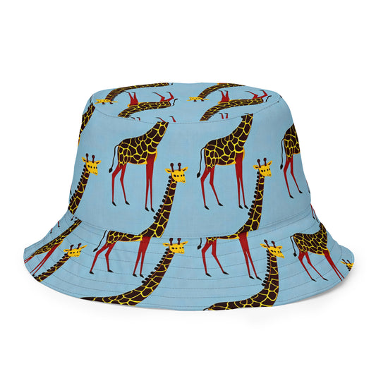Reversible Bucket Hat - Giraffe Groove