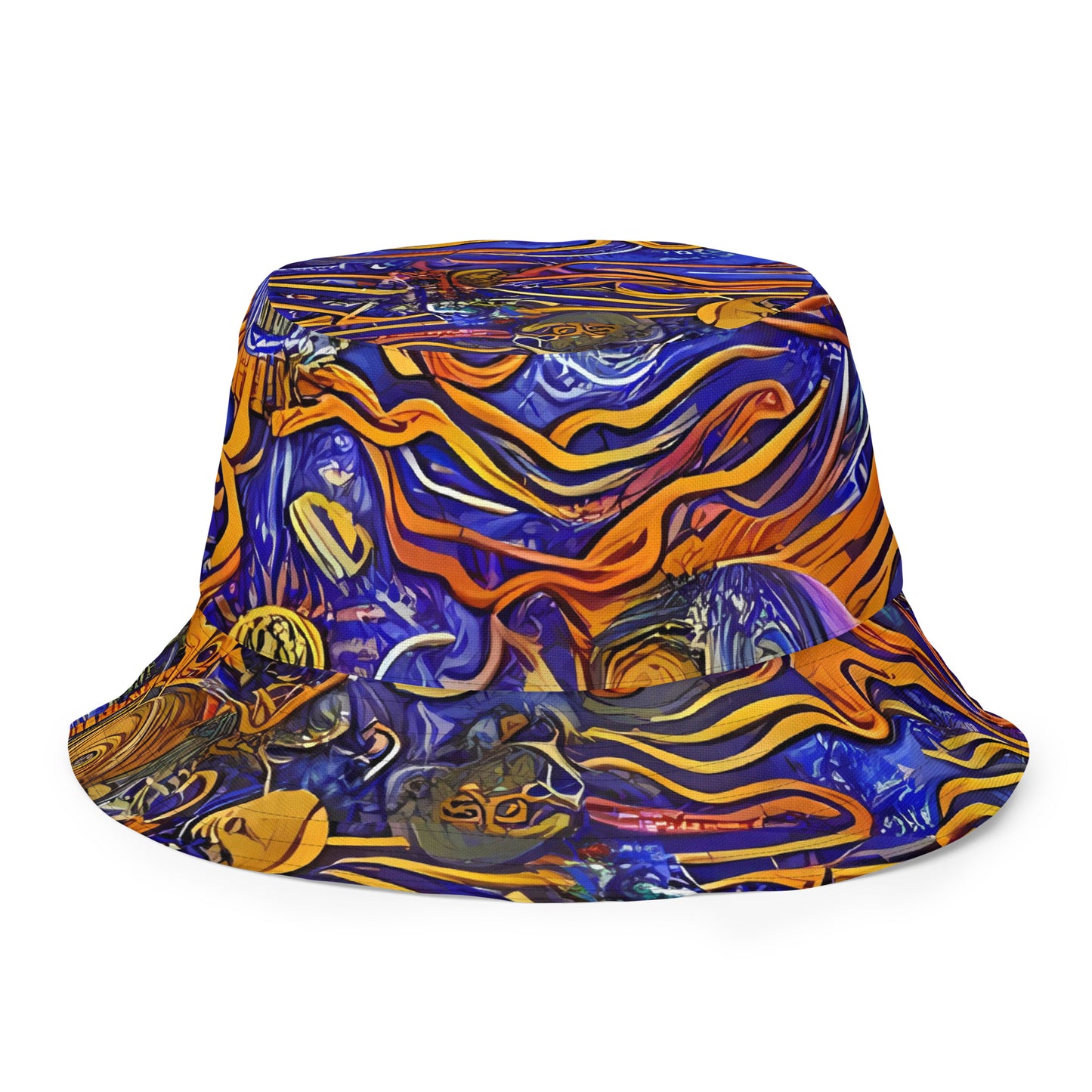 Reversible Bucket Hat - Mantegna Swirl