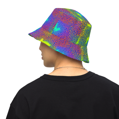 Reversible Bucket Hat - Prismatic Web