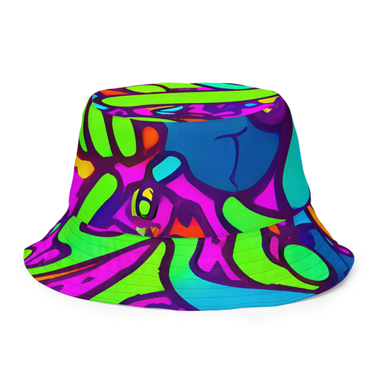 Reversible Bucket Hat - Funky Vortex