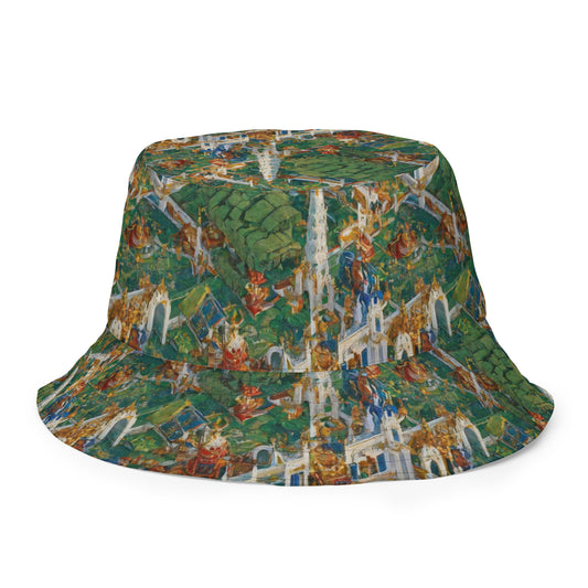 Reversible Bucket Hat - Emerald Dynasty