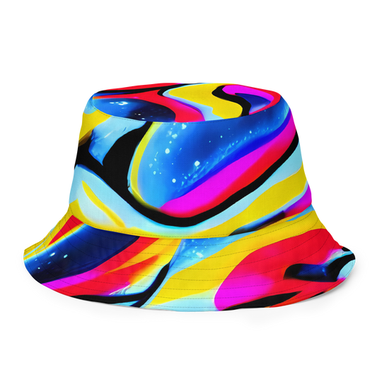 Reversible Bucket Hat - Electric Dreamscape