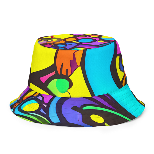 Reversible Bucket Hat - Kaleidoscopic Flow