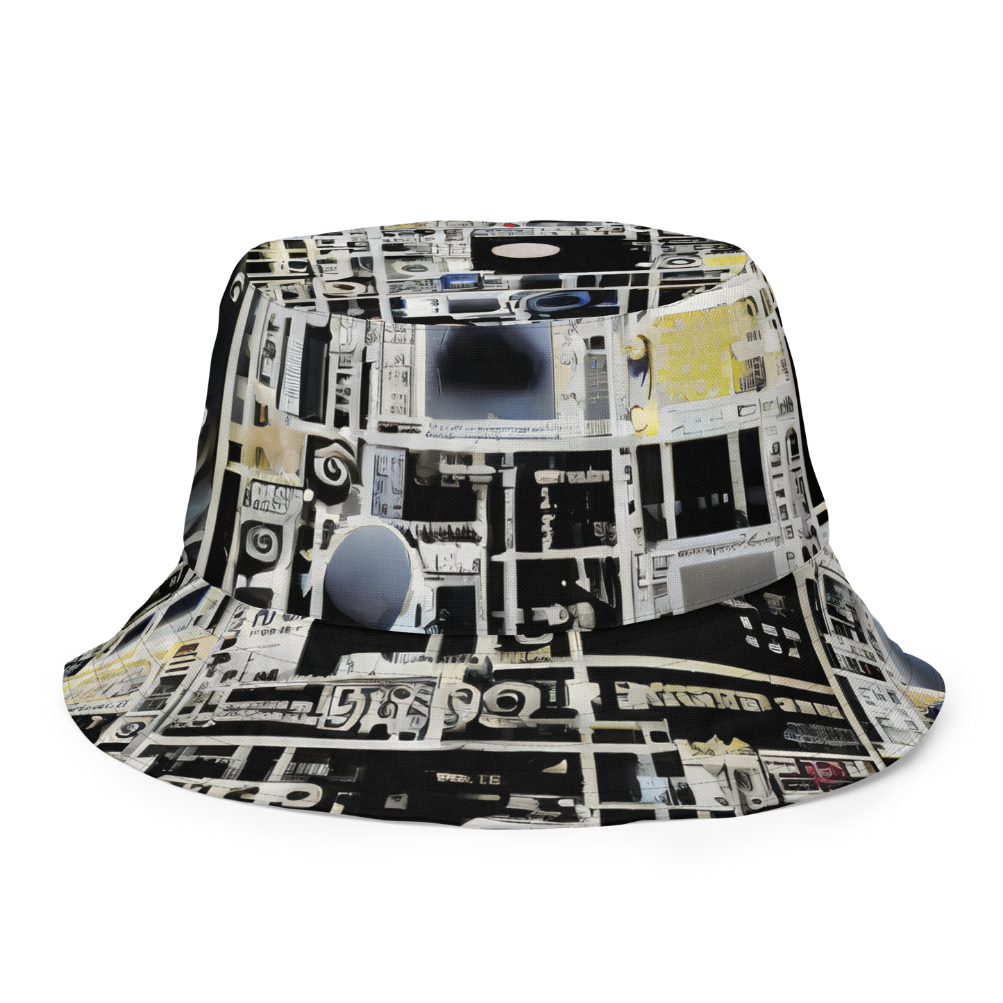 Reversible Bucket Hat - High Contrast, As A Texture, David Eugene Henry, Grace English