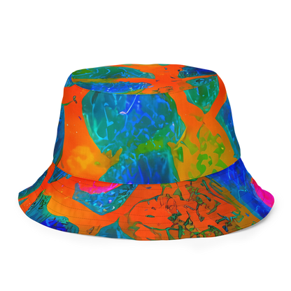 Reversible Bucket Hat - Vibrant Mosaic