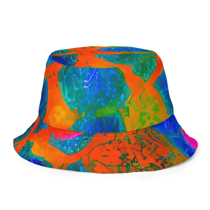 Reversible Bucket Hat - Vibrant Mosaic