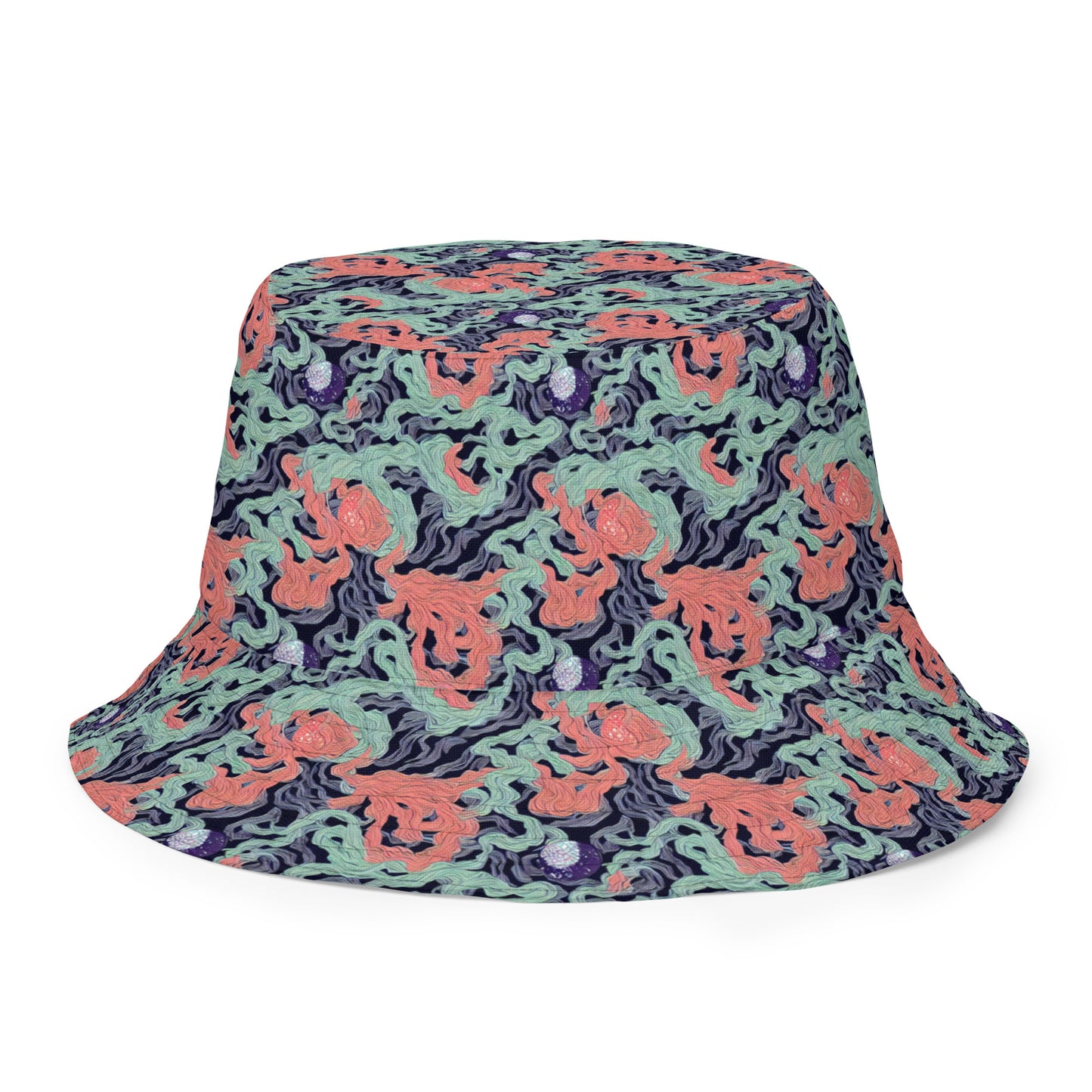 Reversible Bucket Hat - Cosmic Coral