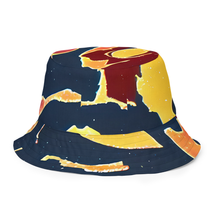 Reversible Bucket Hat - Sunset Silhouette