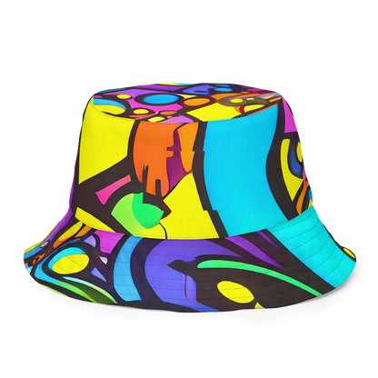 Reversible Bucket Hat - Kaleidoscopic Flow