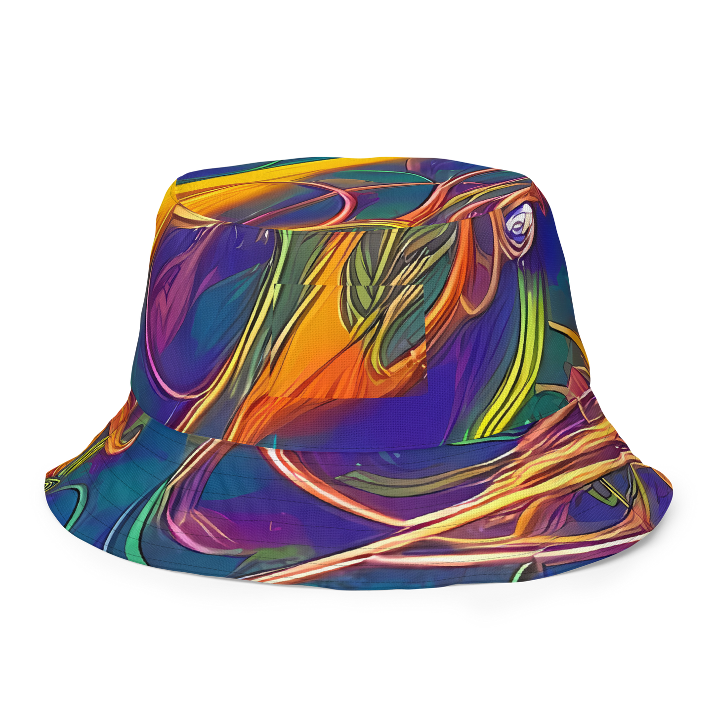 Reversible Bucket Hat - Luminous Whirl