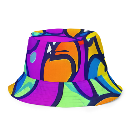 Reversible Bucket Hat - Kaleido Fish