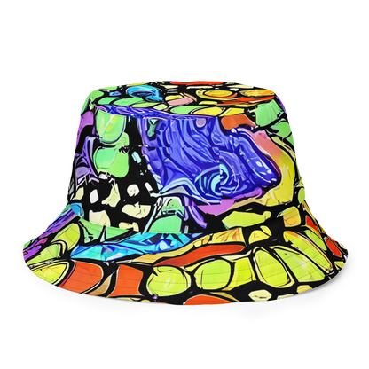 Reversible Bucket Hat - Frostwork Fantasy