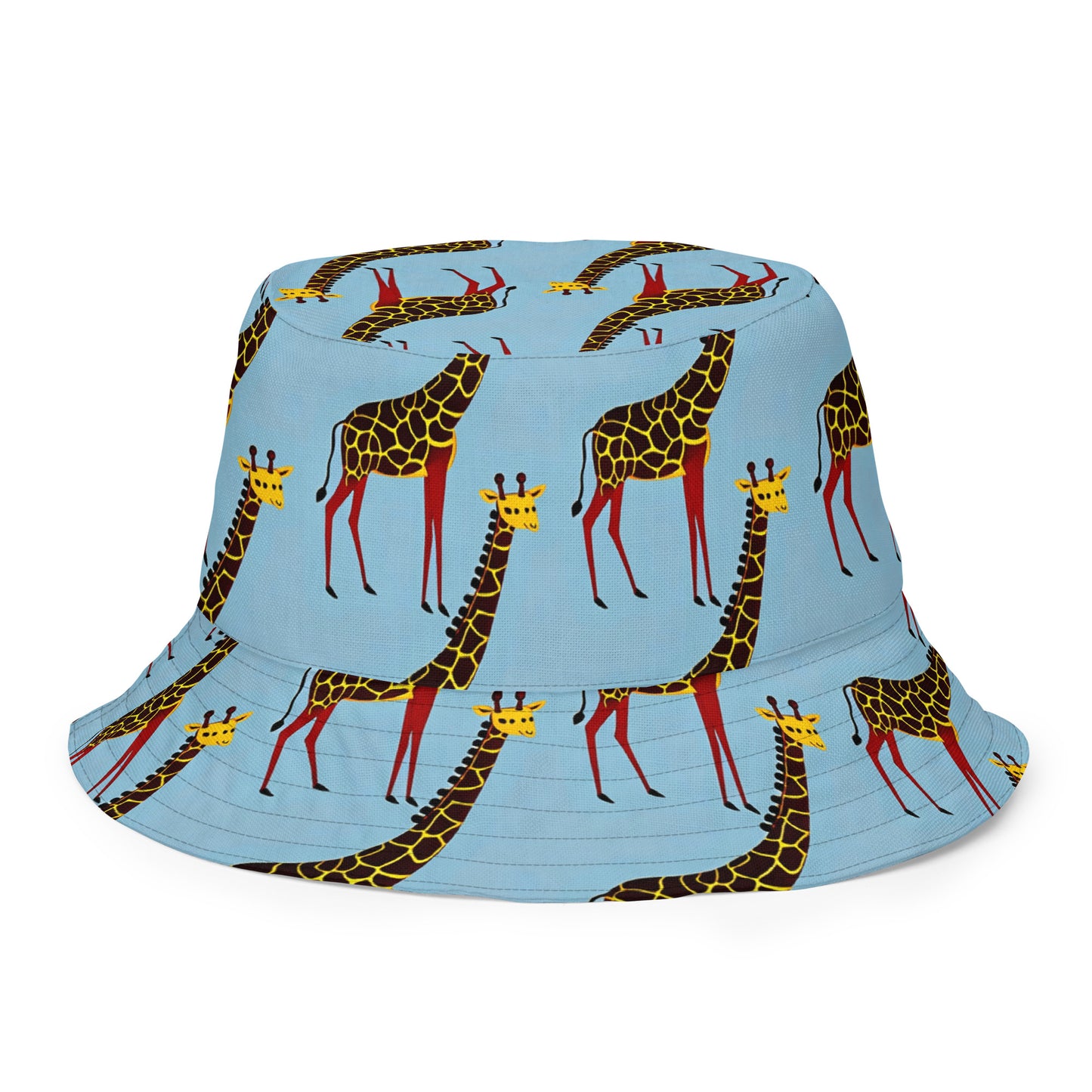 Reversible Bucket Hat - Giraffe Groove