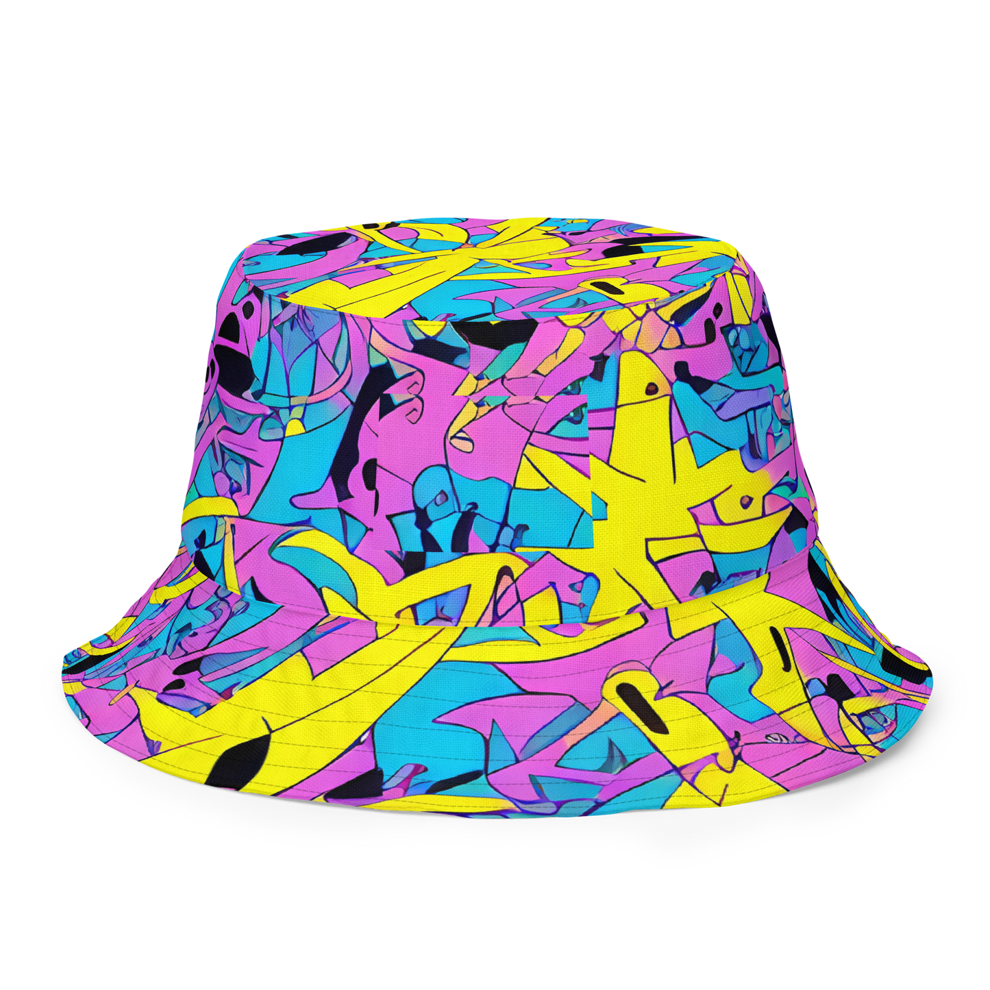 Reversible Bucket Hat - Neon Jive