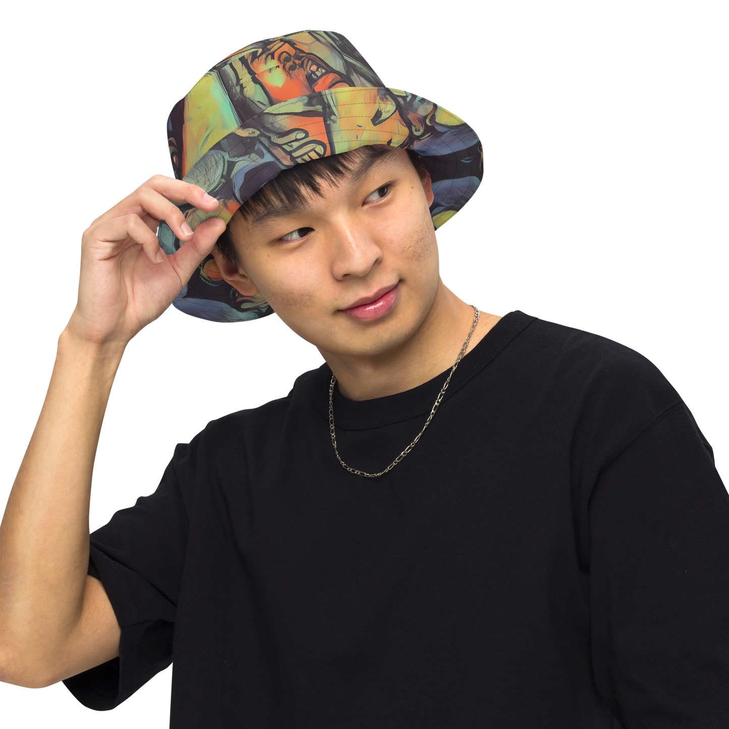 Reversible Bucket Hat - Cosmic Scream
