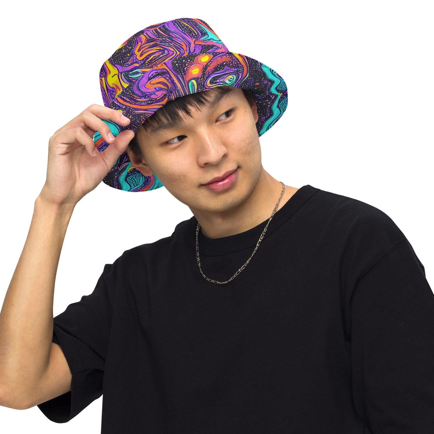 Reversible Bucket Hat - Hutty Nebula