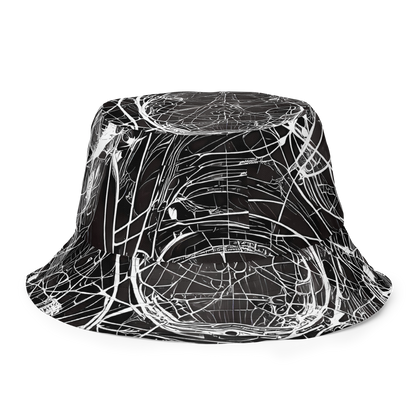 Reversible Bucket Hat - Nexus of Lines