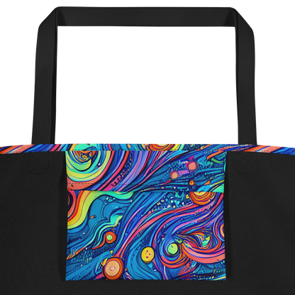 Large Tote Bag w/ Pocket - Echoes of Vortex