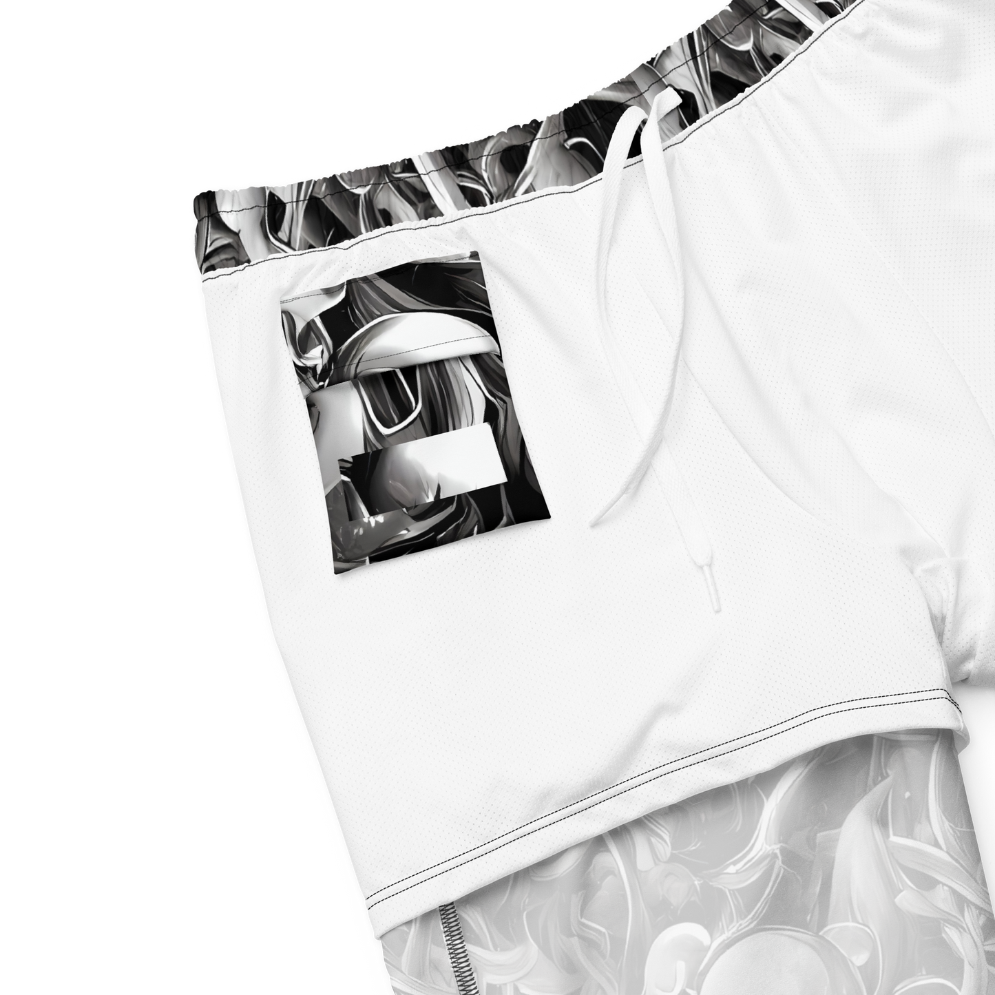 Swim Trunks - Fluid Monochrome