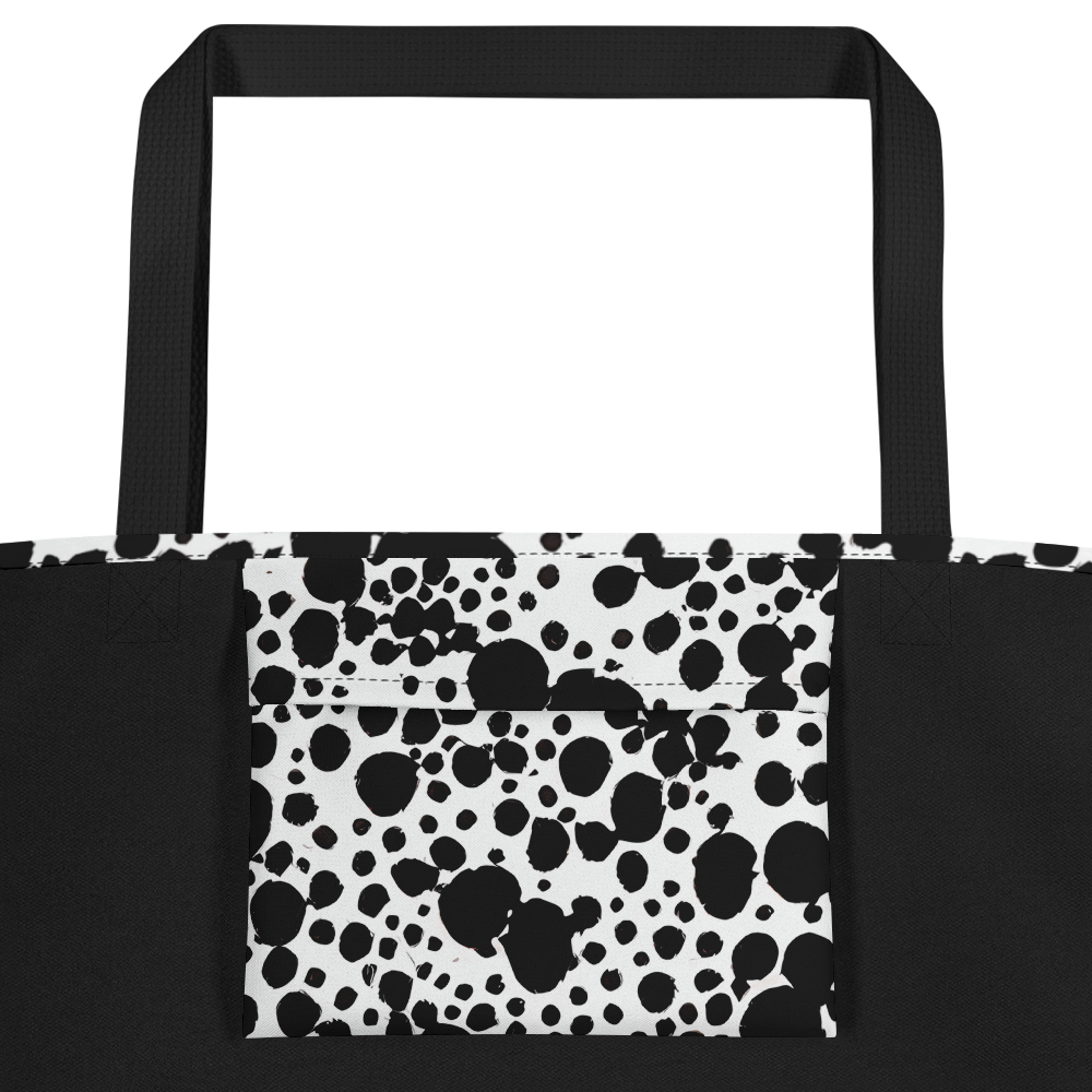 Large Tote Bag w/ Pocket - Dappled Shadow Dance