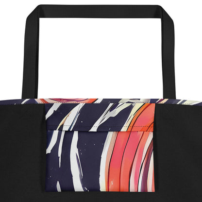 Large Tote Bag w/ Pocket - Radiant Drift