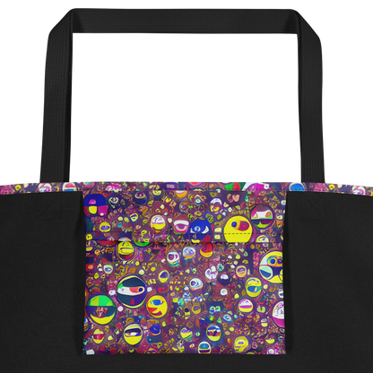 Large Tote Bag w/ Pocket - Eyes of Enchantment