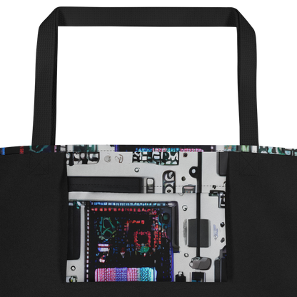 Large Tote Bag w/ Pocket - Wired Wonders