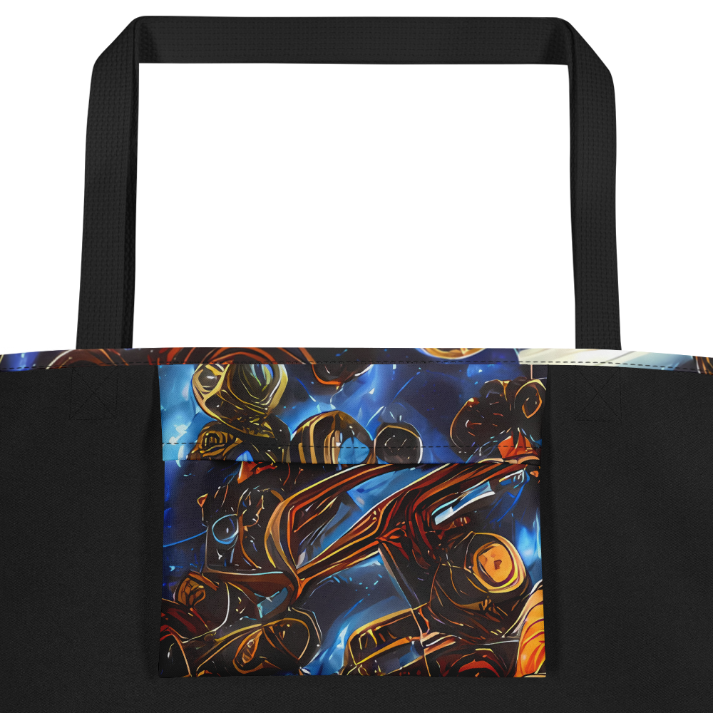 Large Tote Bag w/ Pocket - Pimenov's Cosmos