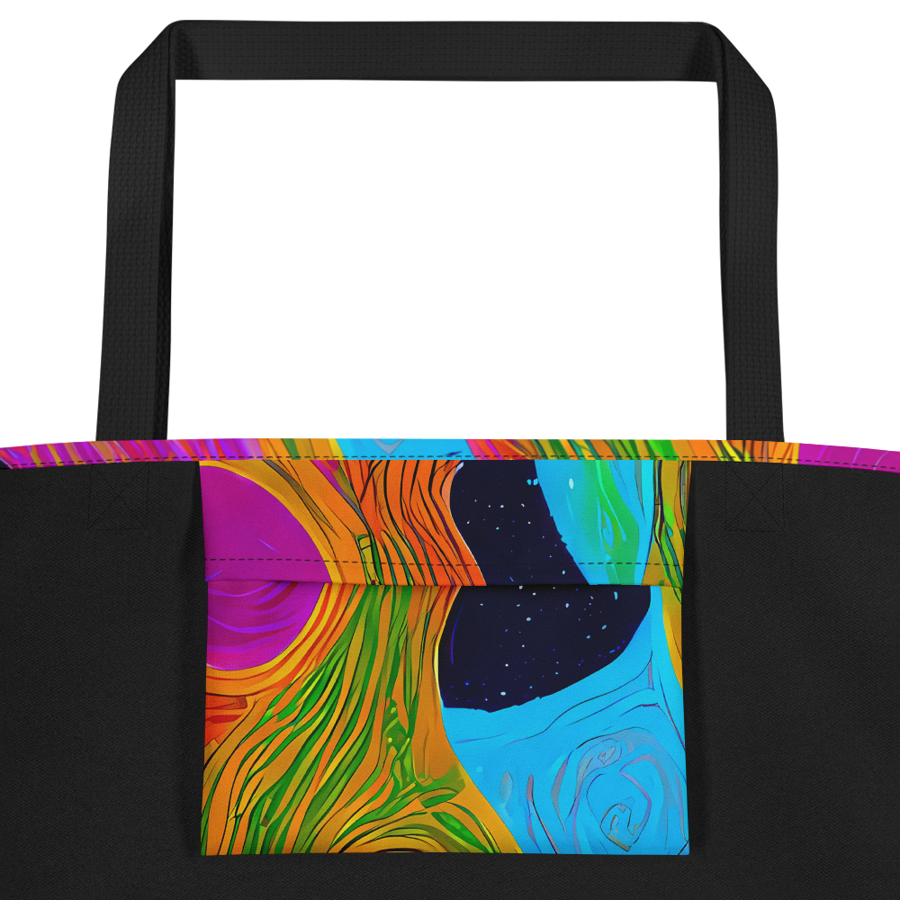 Large Tote Bag w/ Pocket - Galactic Harmony